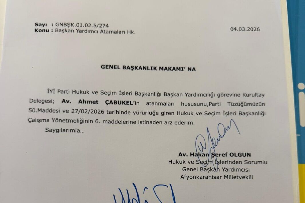 Ahmet Çabukel İyi̇ Parti Genel Merkezi'nde Göreve Atandı! (1)