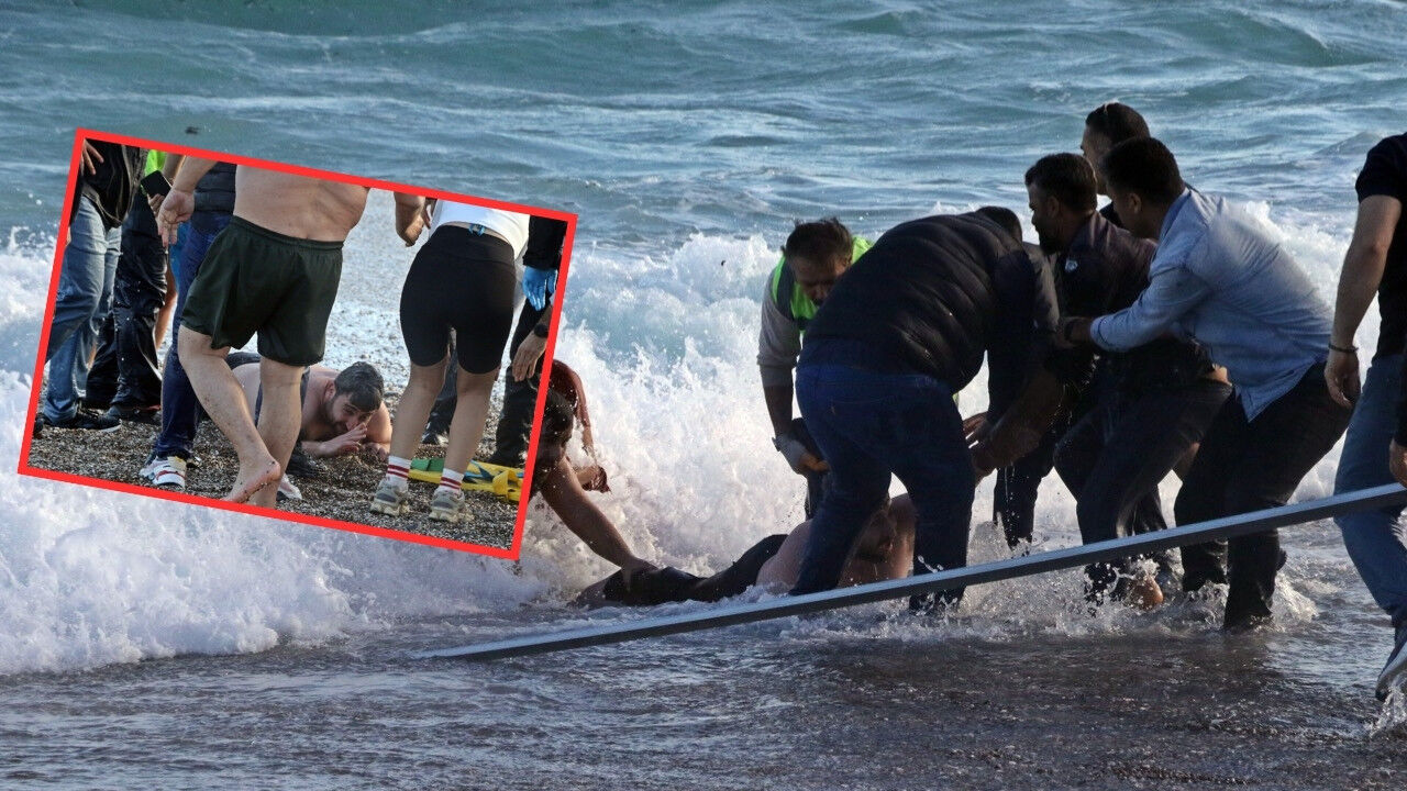 Antalya Konyaaltı Sahili’nde can pazarı! 1 kişi hayatını kaybetti