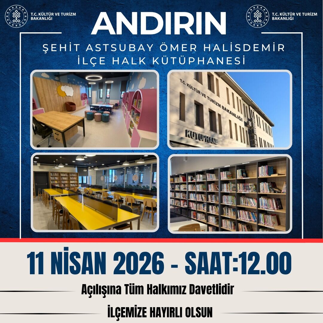 Bakan Yardımcısı Kahramanmaraş’a Geliyor İlk Modern Kütüphane Açılıyor