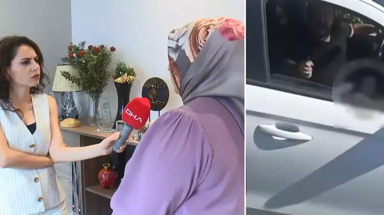 Eşinin evini kurşunlayan kocanın trafikte bıçaklı tartışma görüntüleri ortaya çıktı