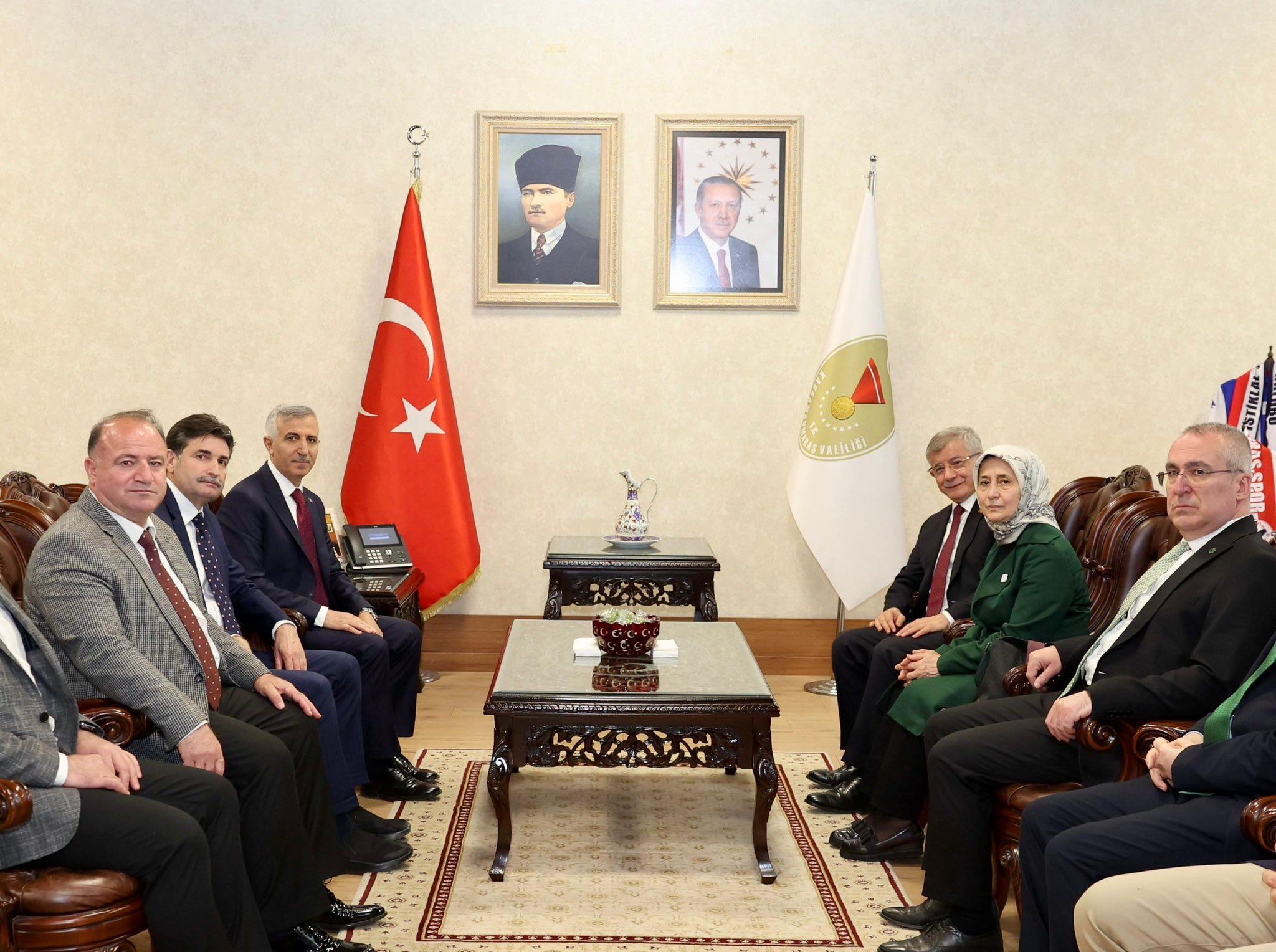 Gelecek Partisi Lideri Davutoğlu Kahramanmaraş’ta (2)