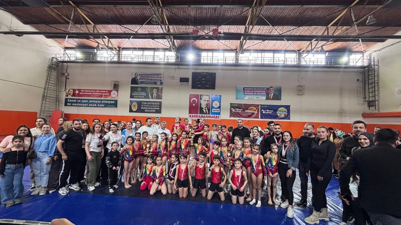 Kahramanmaraş’ta cimnastik müsabakaları tamamlandı-1
