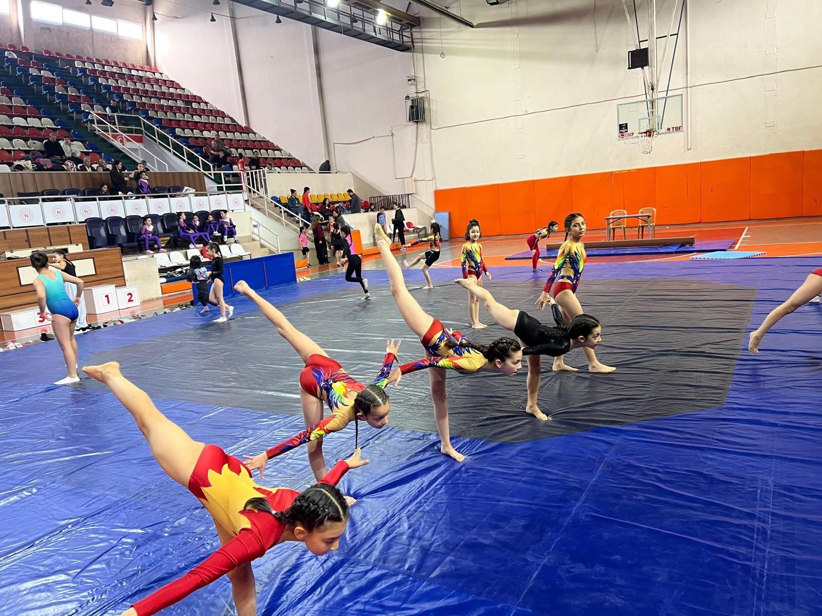 Kahramanmaraş’ta cimnastik müsabakaları tamamlandı