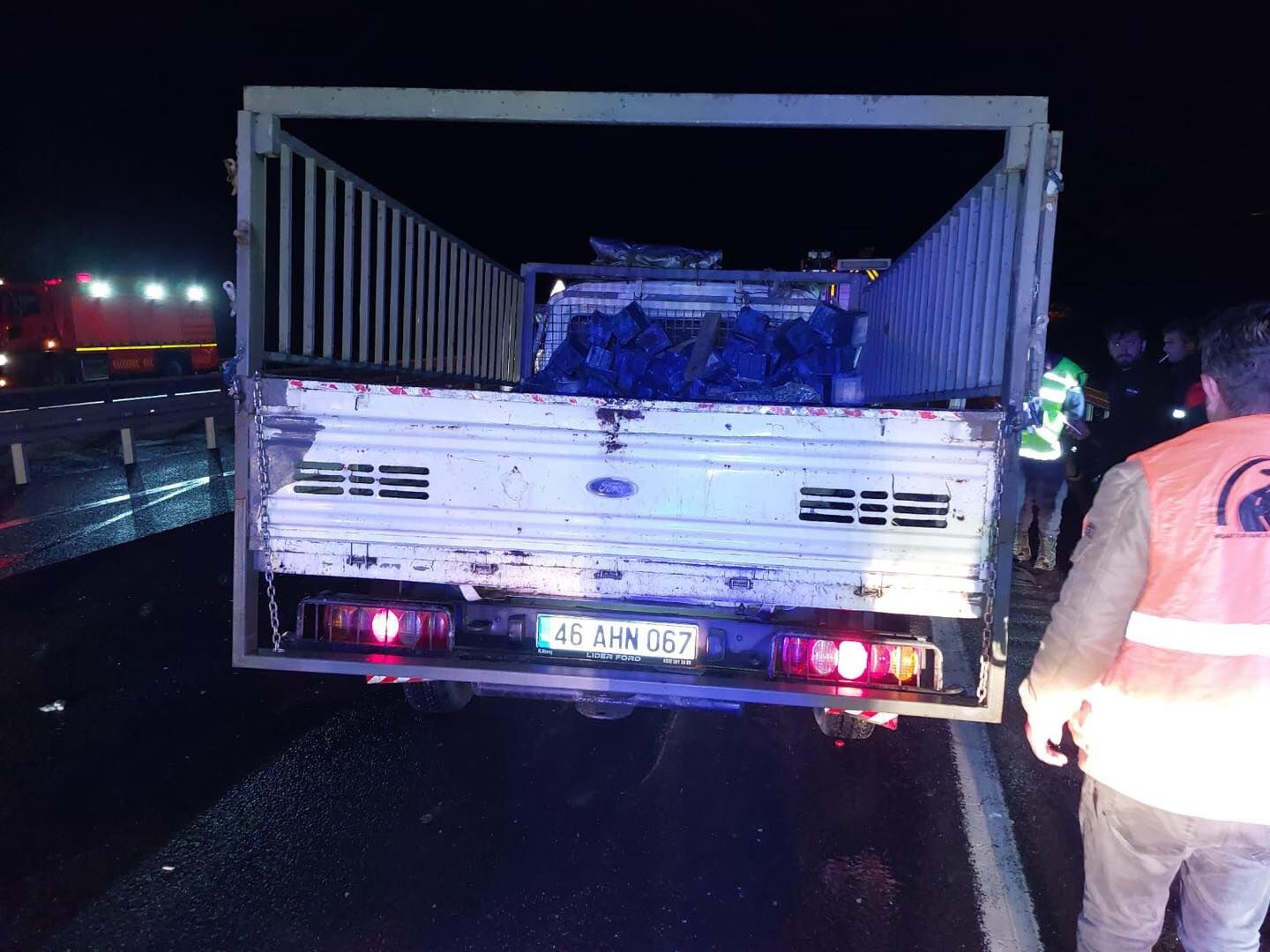 Kahramanmaraş Göksun’da Korkutan Kaza 2 Yaralı (2)