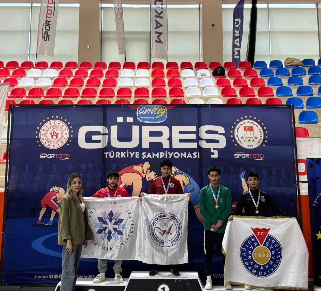 Kahramanmaraş Ksü Güreş Takımı Türkiye Şampiyonasında Zirveye Çıktı! (3)
