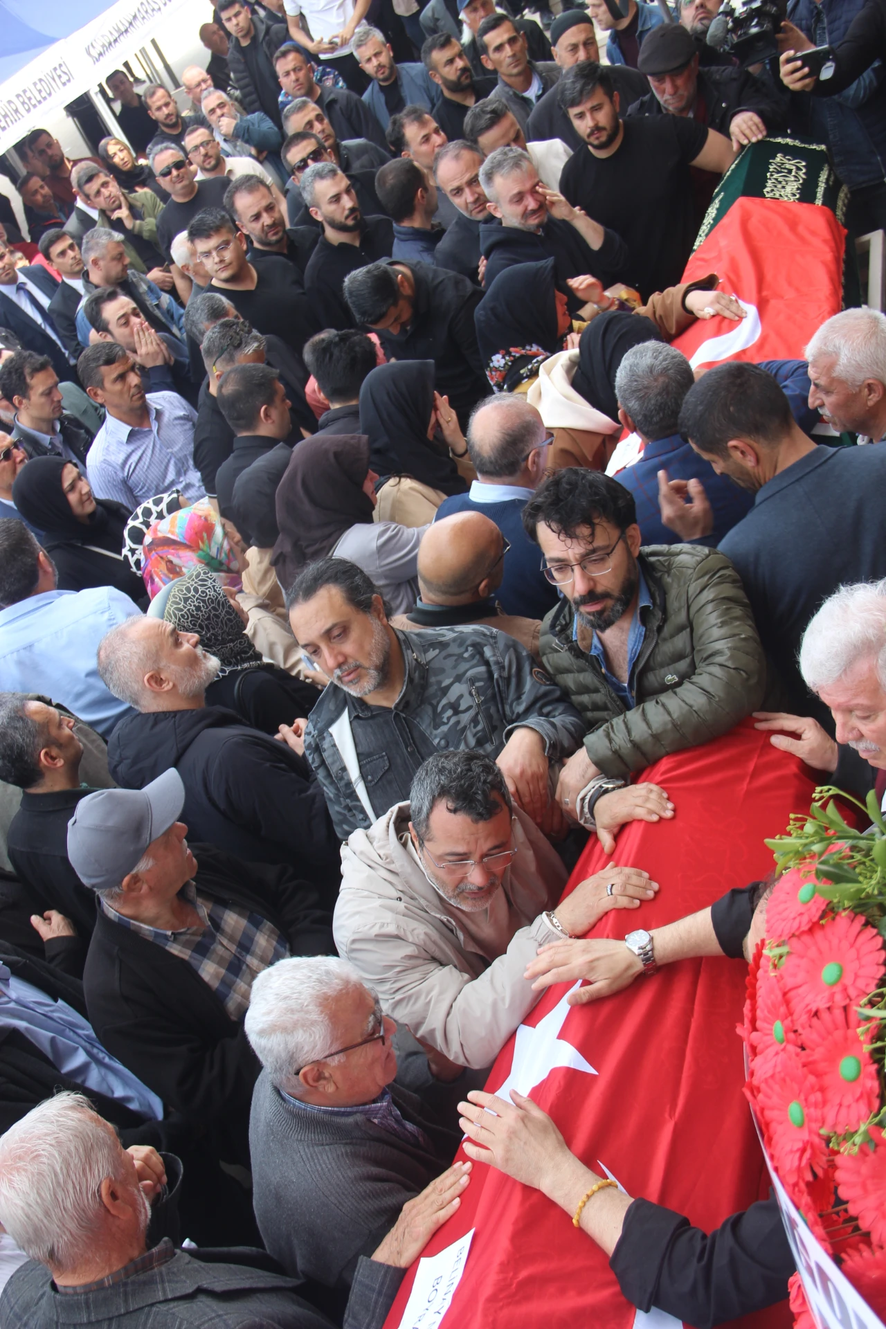 Kahramanmaraş Okul Saldırısında Ölen 4 Öğrenci Abdülhamid Han'da Uğurlandı! (8)