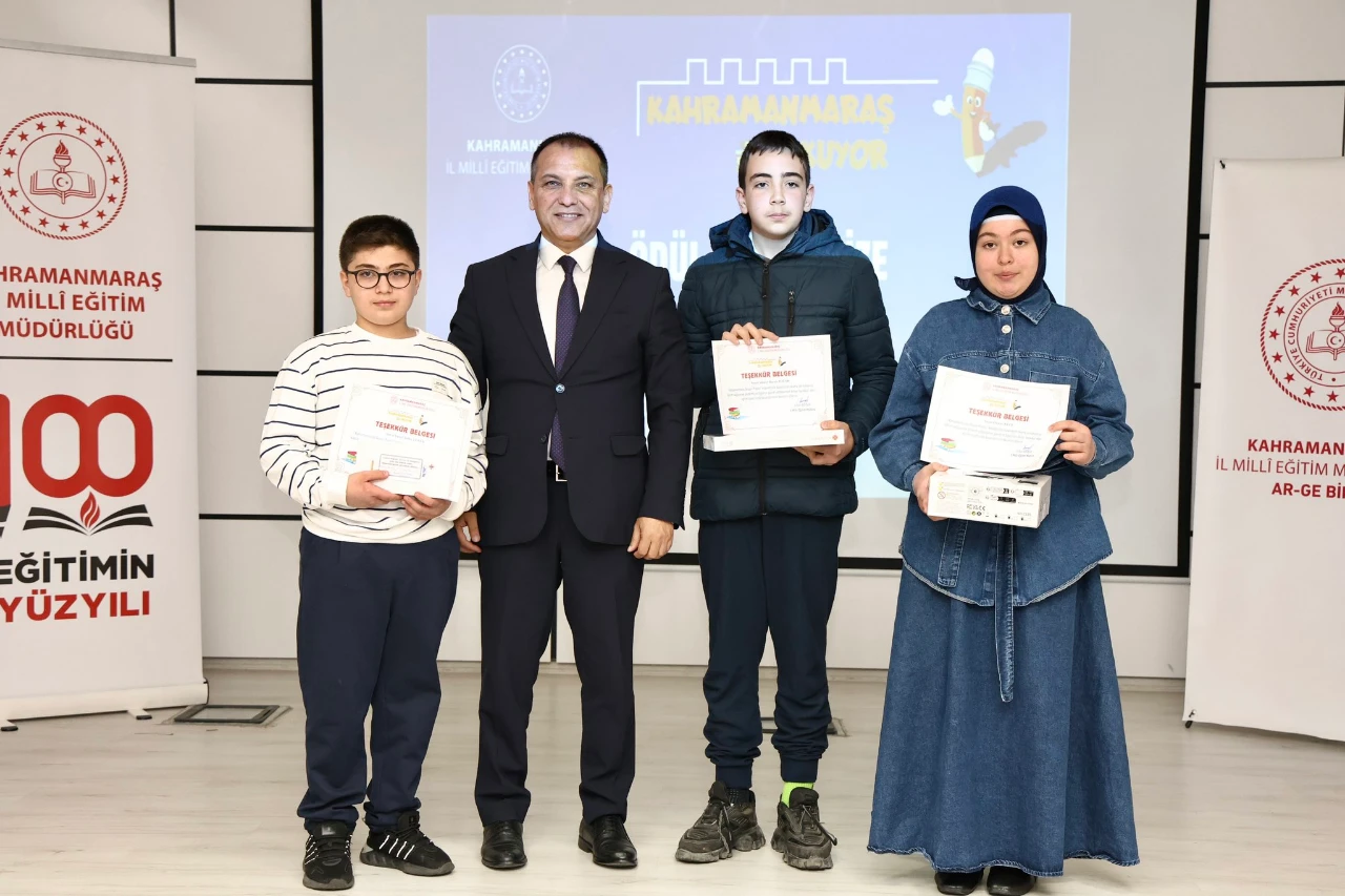Kahramanmaraş Okuyor Projesinde Ödül Heyecanı Yaşandı! (3)