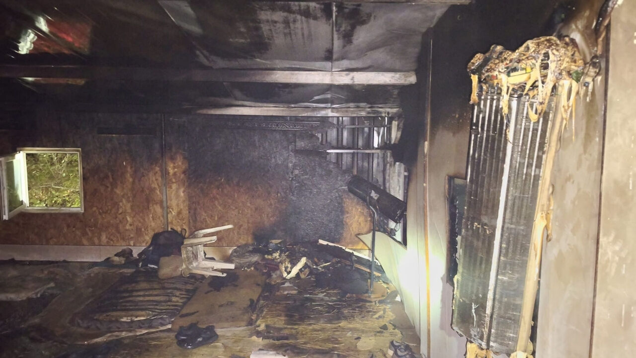 Kahramanmaraş Sanayi Sitesinde Yangın Paniği (1)