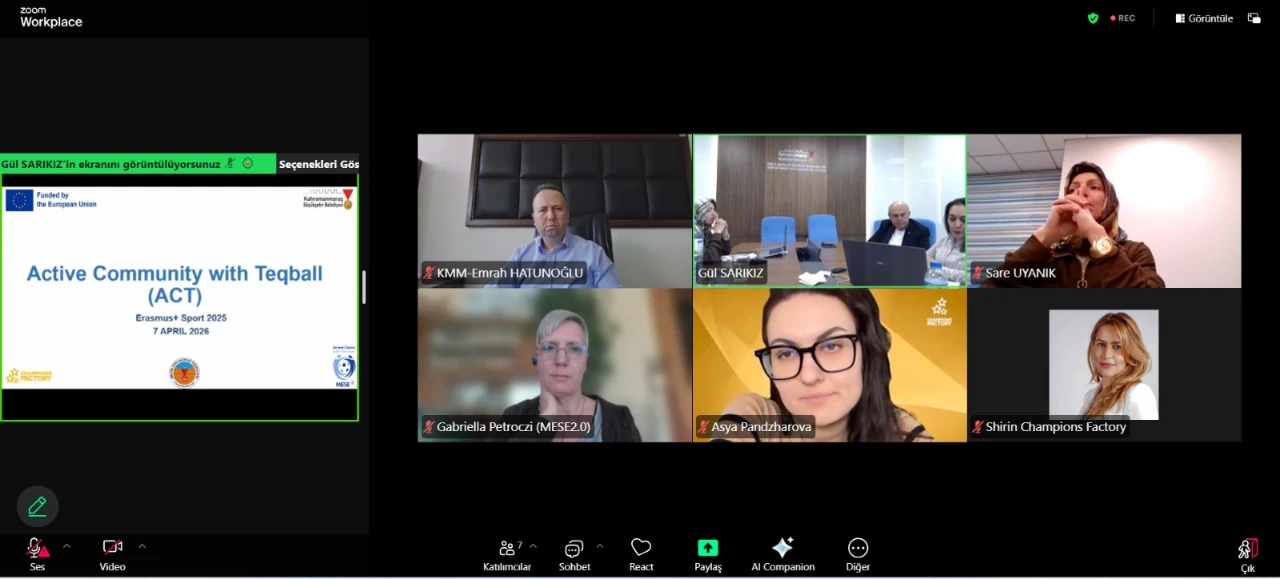Kahramanmaraş'a Teqball Geliyor! Ab Destekli Dev Proje Onaylandı (2)