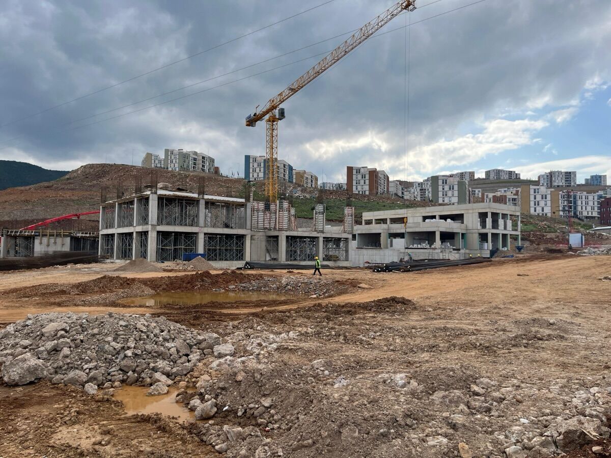 Kahramanmaraş’ta 1000 Yataklı Şehir Hastanesi Hızla Yükseliyor (1)