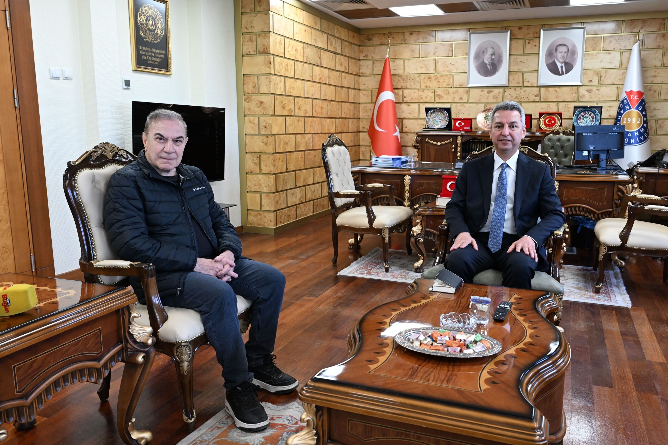 Kahramanmaraş’ta Bugün Gazetesi’nden Rektör Okumuş’a Ziyaret (2)