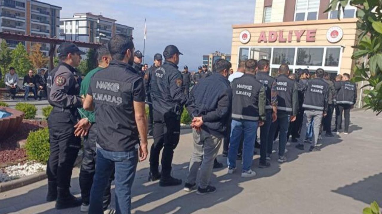 Kahramanmaraş’ta Narkotik Operasyonu 58 Şüpheli Gözaltına Alındı (1)