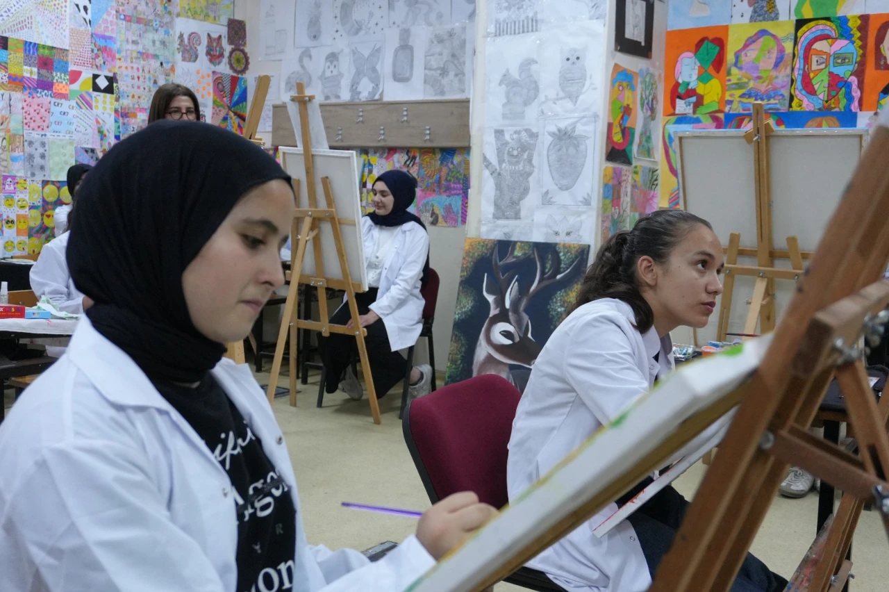 Kahramanmaraş’ta Öğrenciler Sanatla Buluştu! (2)