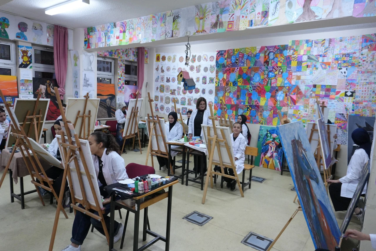 Kahramanmaraş’ta Öğrenciler Sanatla Buluştu! (3)