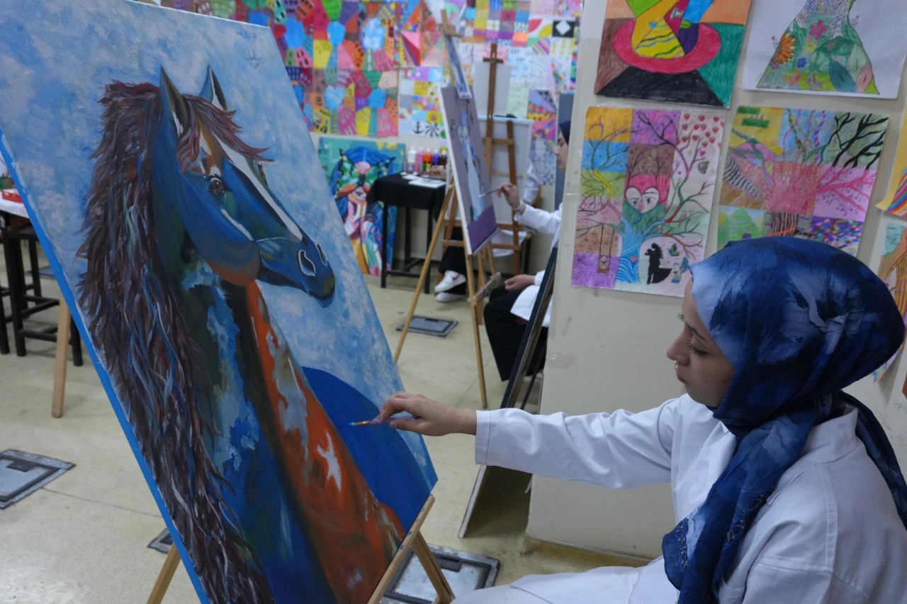 Kahramanmaraş’ta Öğrenciler Sanatla Buluştu! (8)