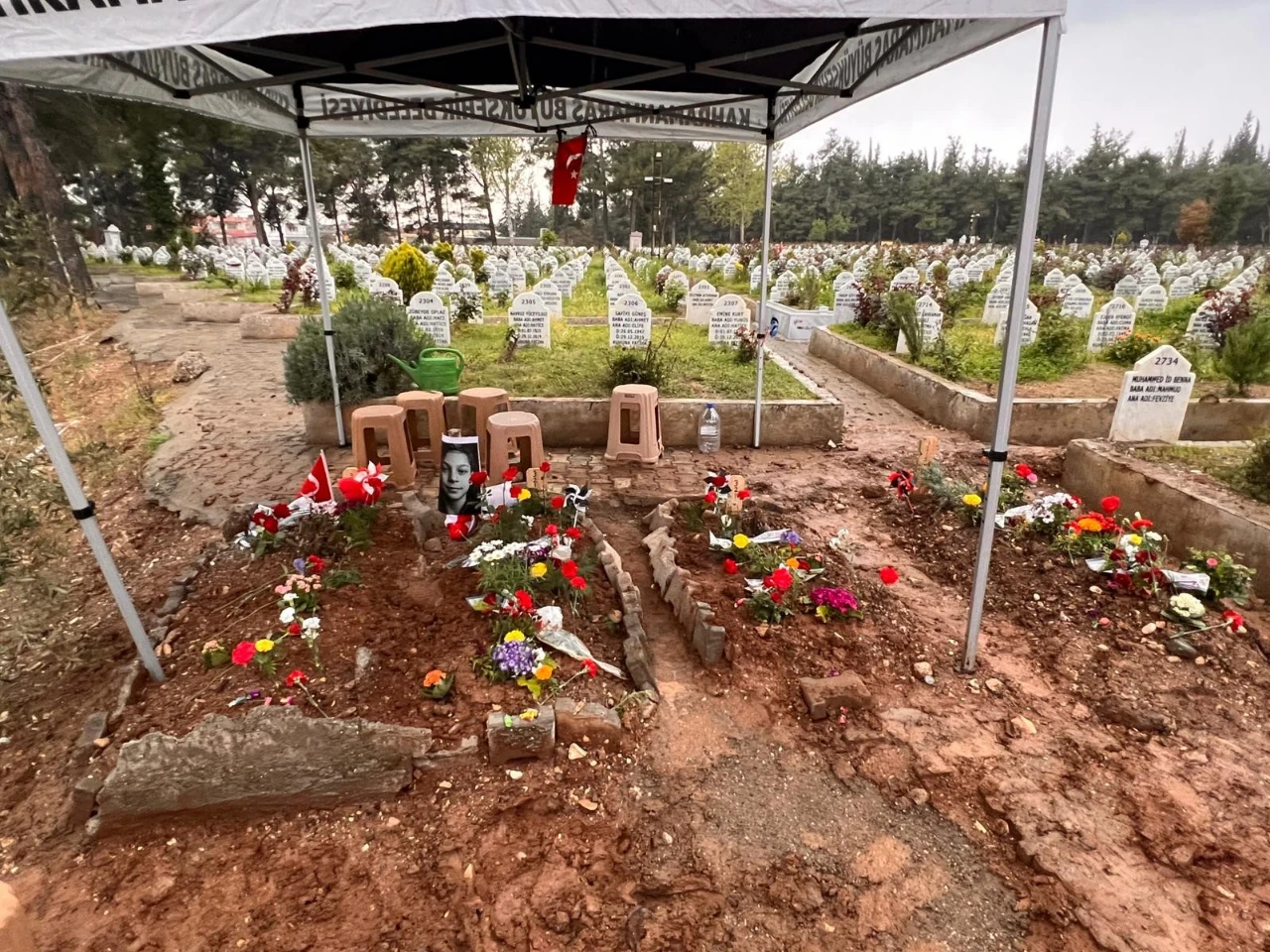 Kahramanmaraş'ta Okul Saldırısında Ölen Çocukların Mezar Başındaki Yazılan Notlar Tüm Şehri Ağlattı (2)