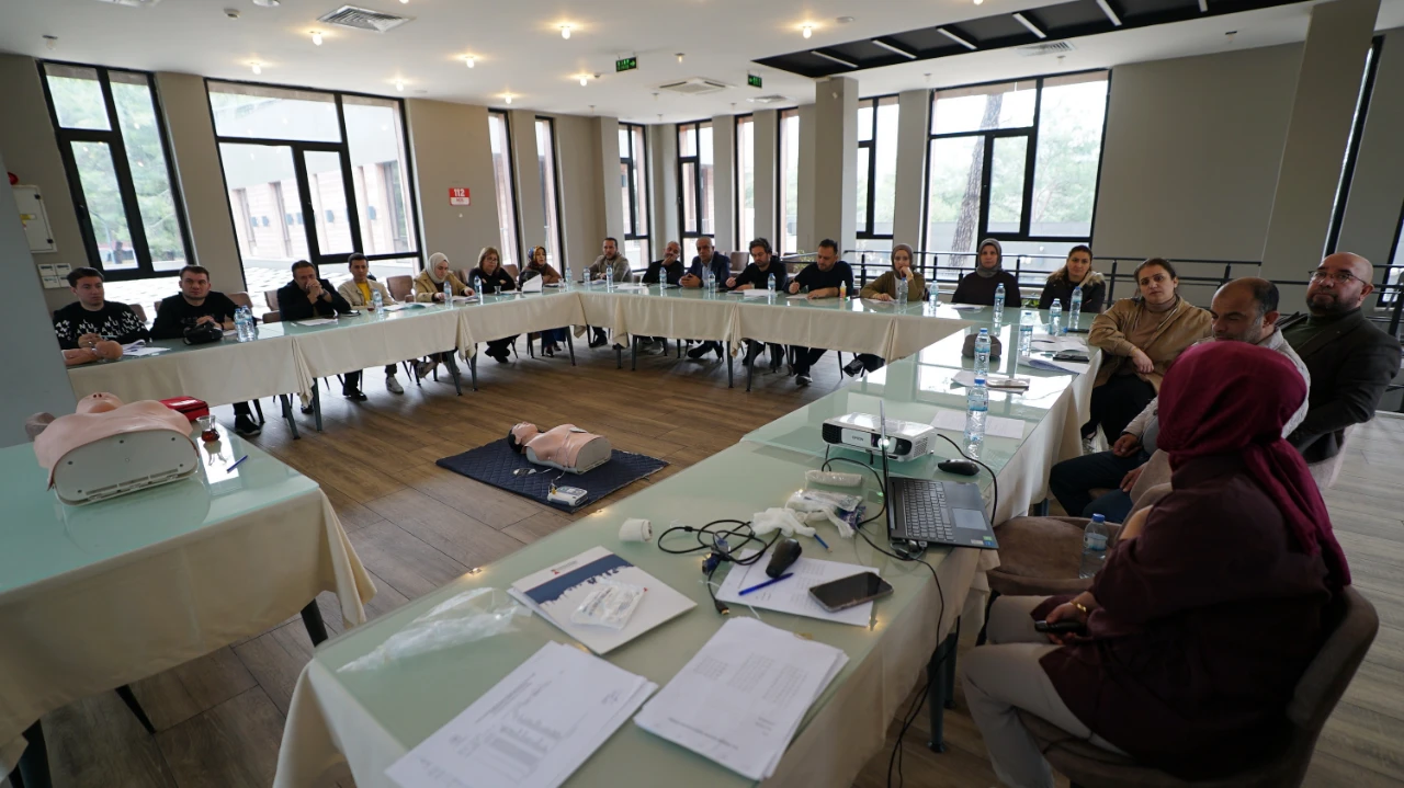 Kahramanmaraş'ta Personelden Hayat Kurtaran Müdahale Eğitimi! (7)