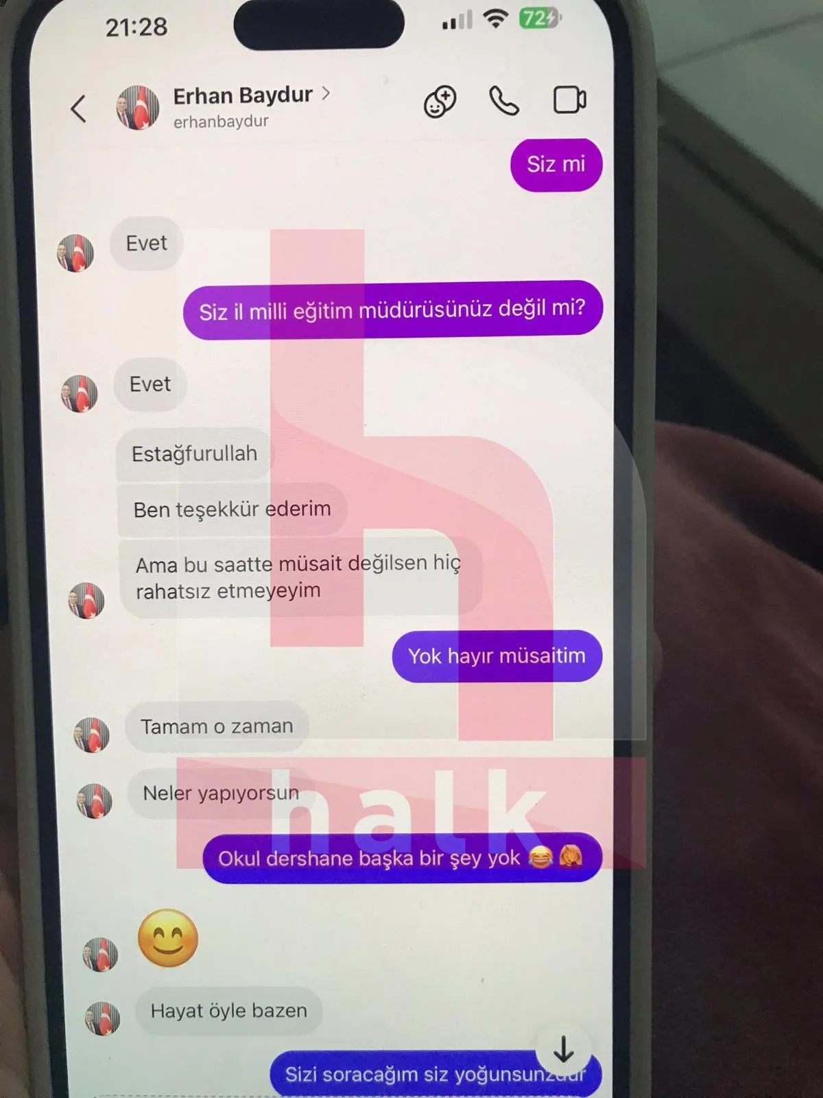 Kahramanmaraş’ta Skandal İddia! Görevden Alınan Müdürün Mesajları Ortaya Çıktı (1)