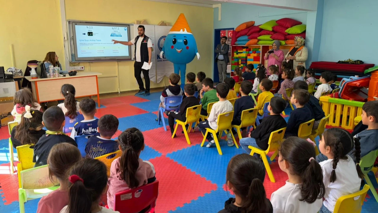 Kahramanmaraş'ta Su Bilinci! Minikler Tasarrufu Öğreniyor (6)