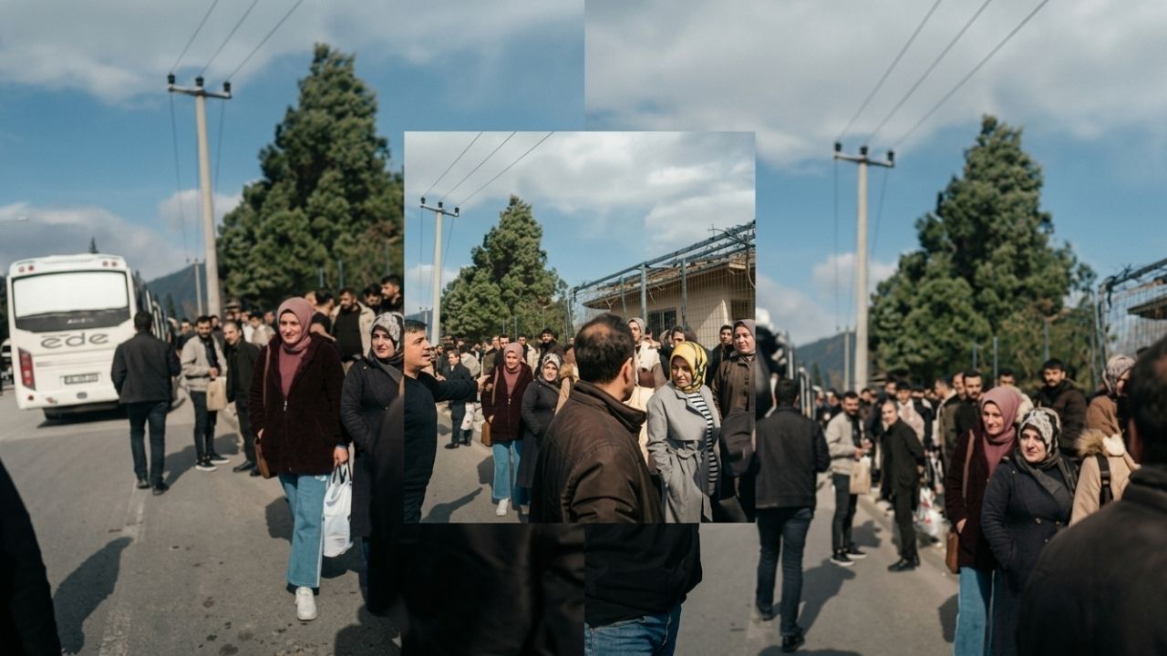 Kahramanmaraş’ta Tekstil Fabrikasında İşçiler Grev Başlattı