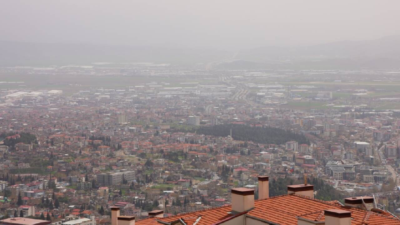 Kahramanmaraş'ta Toz Taşınımı Havadan Görüntülendi (6)