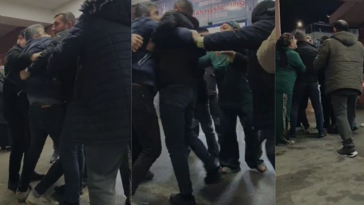 Kahramanmaraş’ta trafik kazası yapan grup hastanede kavga etti