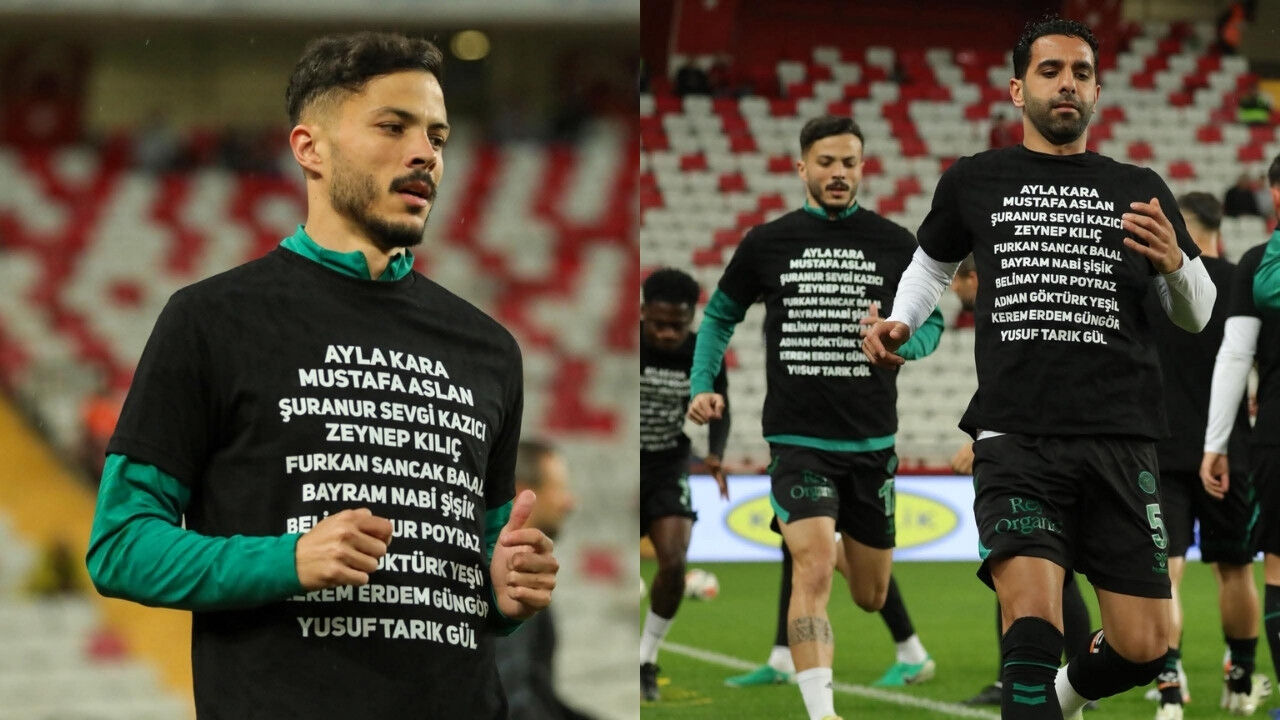 Konyaspor Kahramanmaraş şehitlerini kalbinde taşıdı!