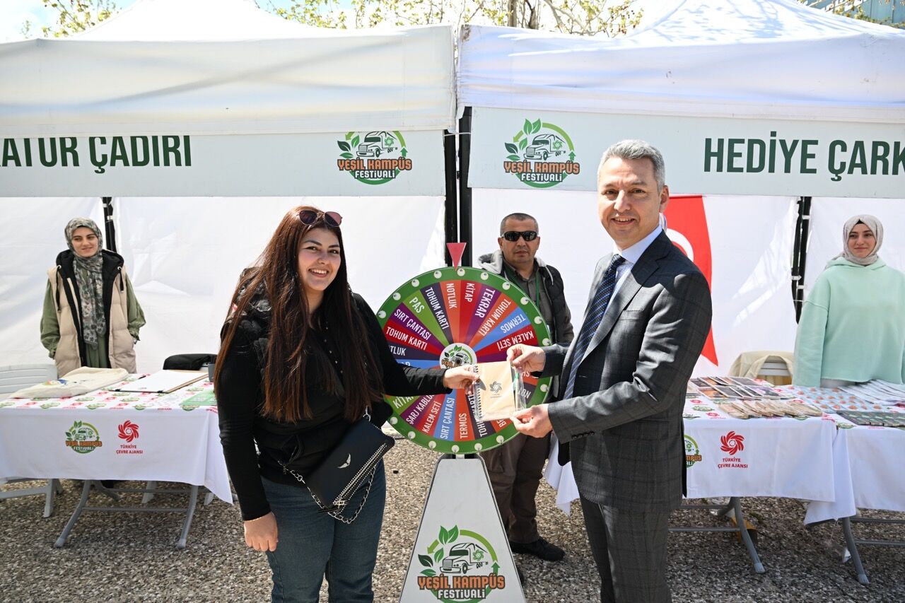 Rektör Okumuş'tan Yeşil Kampüs Mesajı! Stantlar Incelendibüyük 5