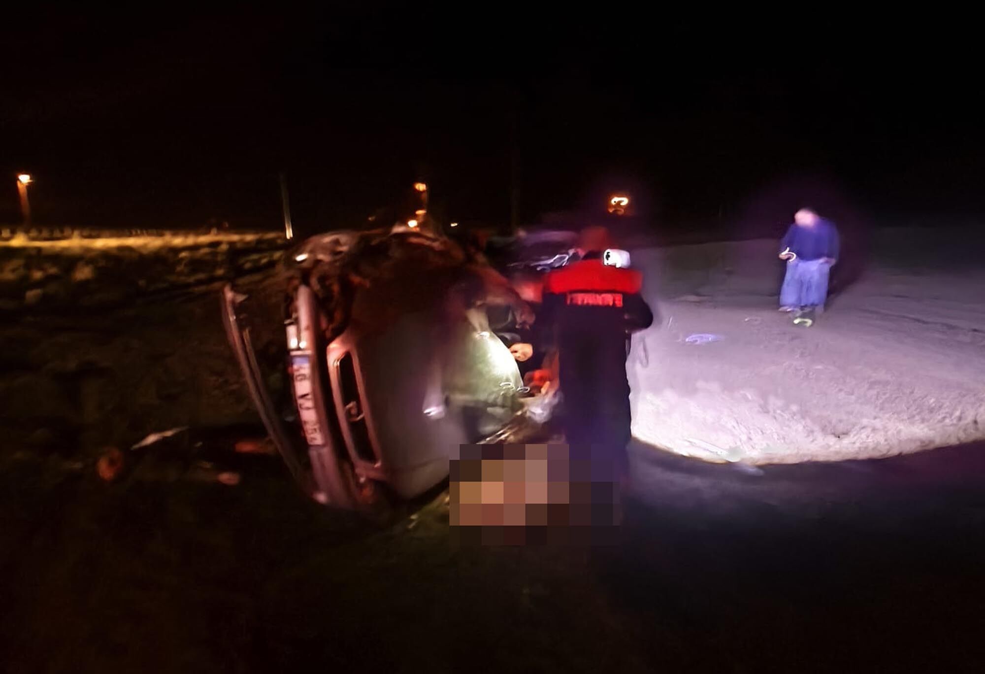 Şarampole Devrilen Otomobilin Sürücüsü Öldü (3)