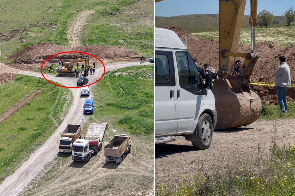 Yol Çalışmasında Kafatası ve Kemik Parçaları Bulundu