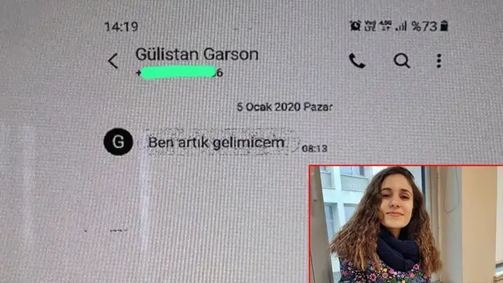 Gülistan Doku'nun kaybolmadan 1 gün önce attığı mesaj ortaya çıktı