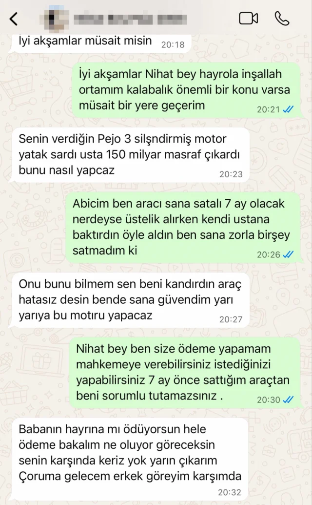 7 Ay Önce Aracını Sattığı Kişiden Gelen Mesajla Neye Uğradığını Şaşırdı (3)