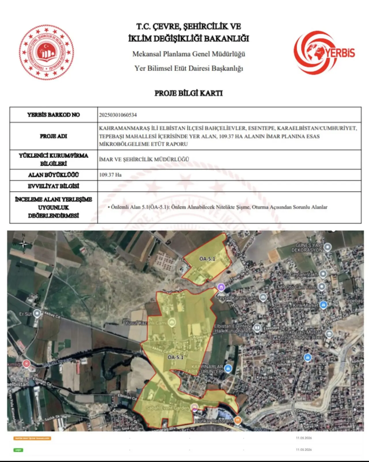 Elbistan 4 Mahalleye Doğalgaz Imar Planı Onaylandı Oku!-1