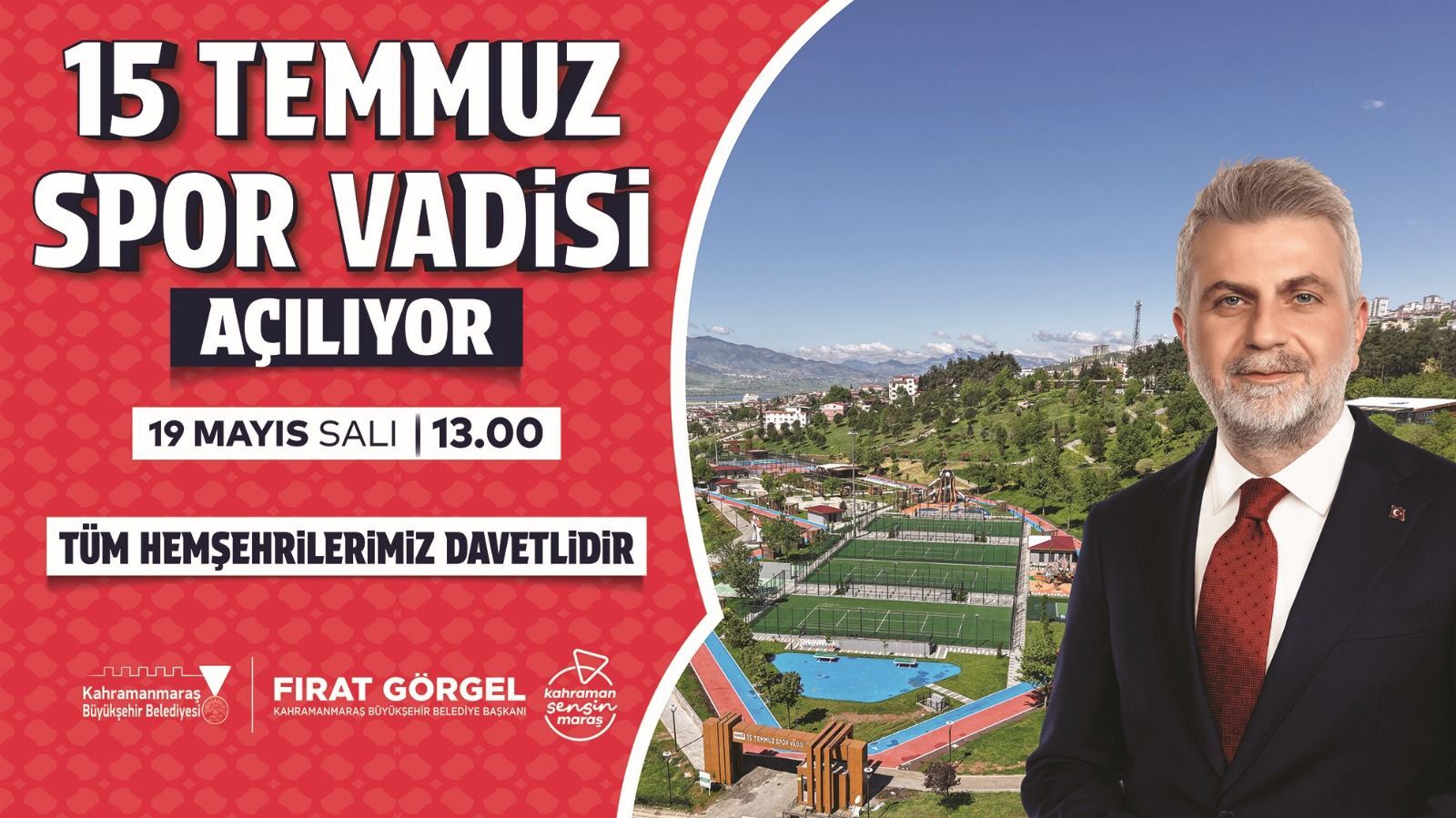 Hünkar Mutlu'nun Sunumuyla Kahramanmaraş 15 Temmuz Spor Vadisi Açılıyor-1