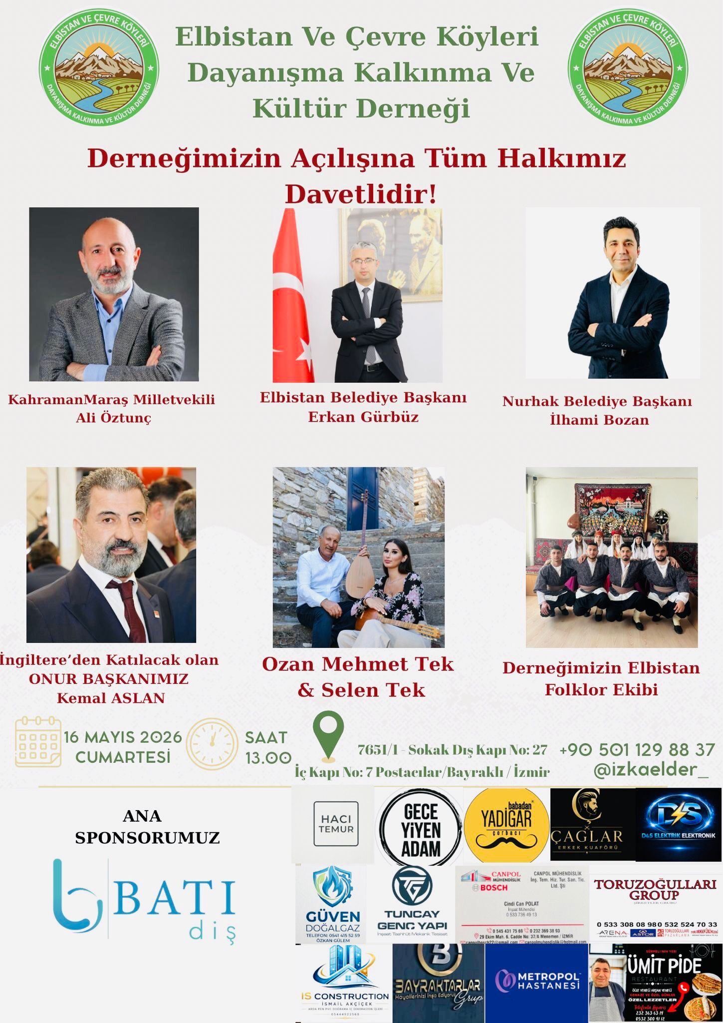 İzmir’de Yaşayan Elbistanlılar Yarın Buraya Akın Edecek!