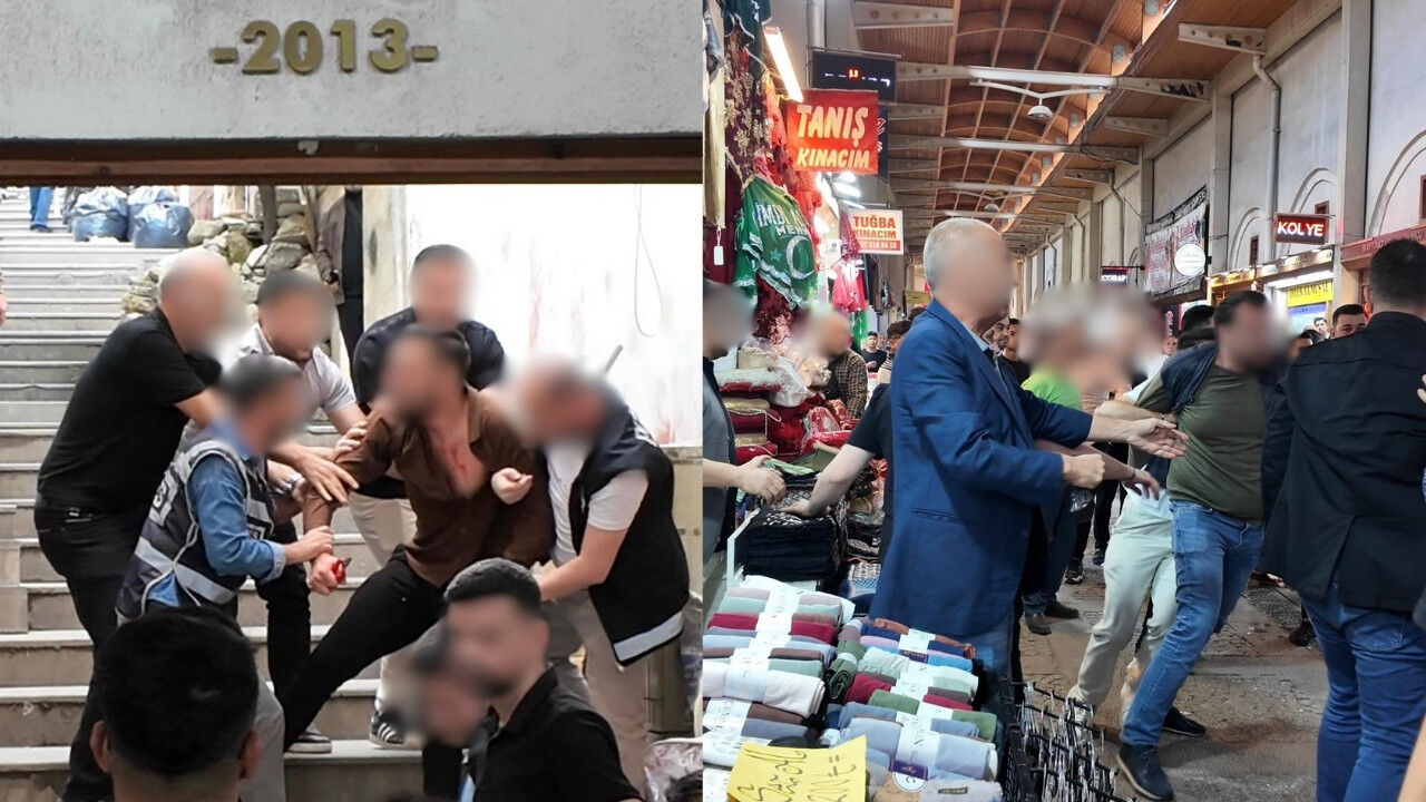 Kahramanmaraş Tarihi Kapalı Çarşı’da Kavga Çıktı