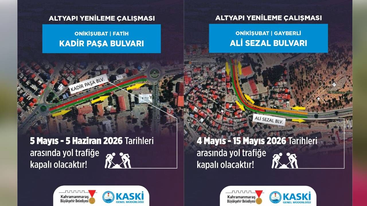 Kahramanmaraşlılar Dikkat! O Bulvar 30 Gün Trafiğe Kapalı (1)