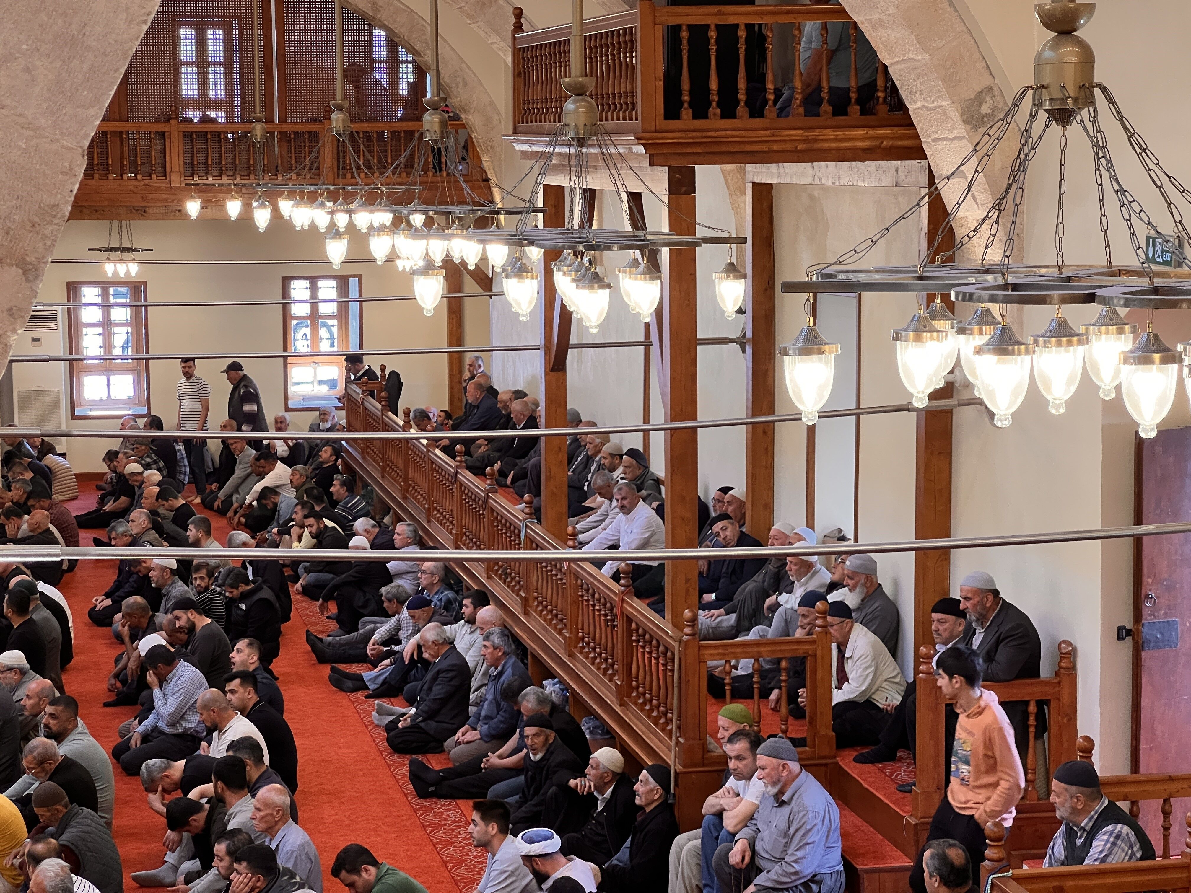 Kahramanmaraş'ta 583 Yıllık Ulu Cami’de İlk Cuma Namazı Kılındı (1)