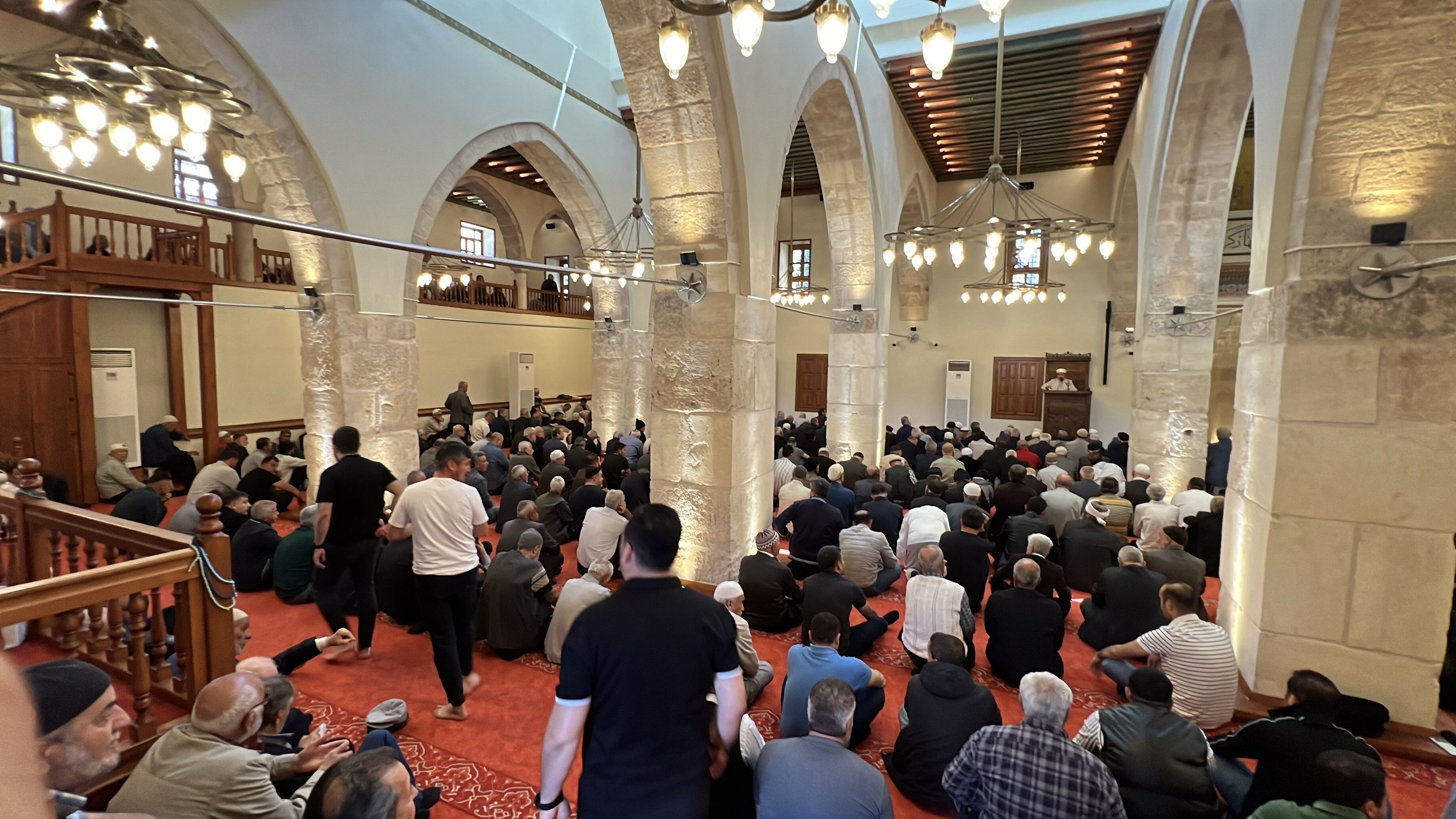 Kahramanmaraş'ta 583 Yıllık Ulu Cami’de İlk Cuma Namazı Kılındı (6)