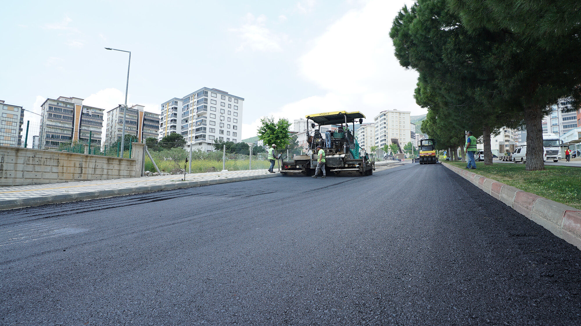 Kahramanmaraş’ta Ahır Dağı Caddesi Baştan Sona Yenileniyor (1)