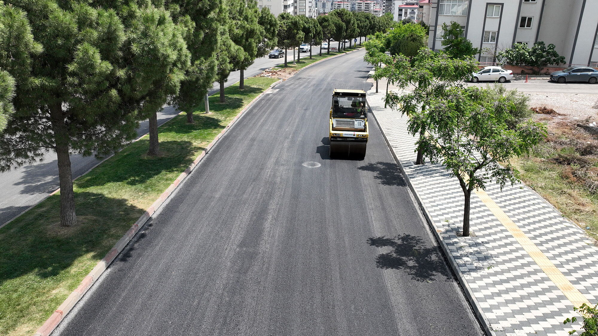 Kahramanmaraş’ta Ahır Dağı Caddesi Baştan Sona Yenileniyor (7)