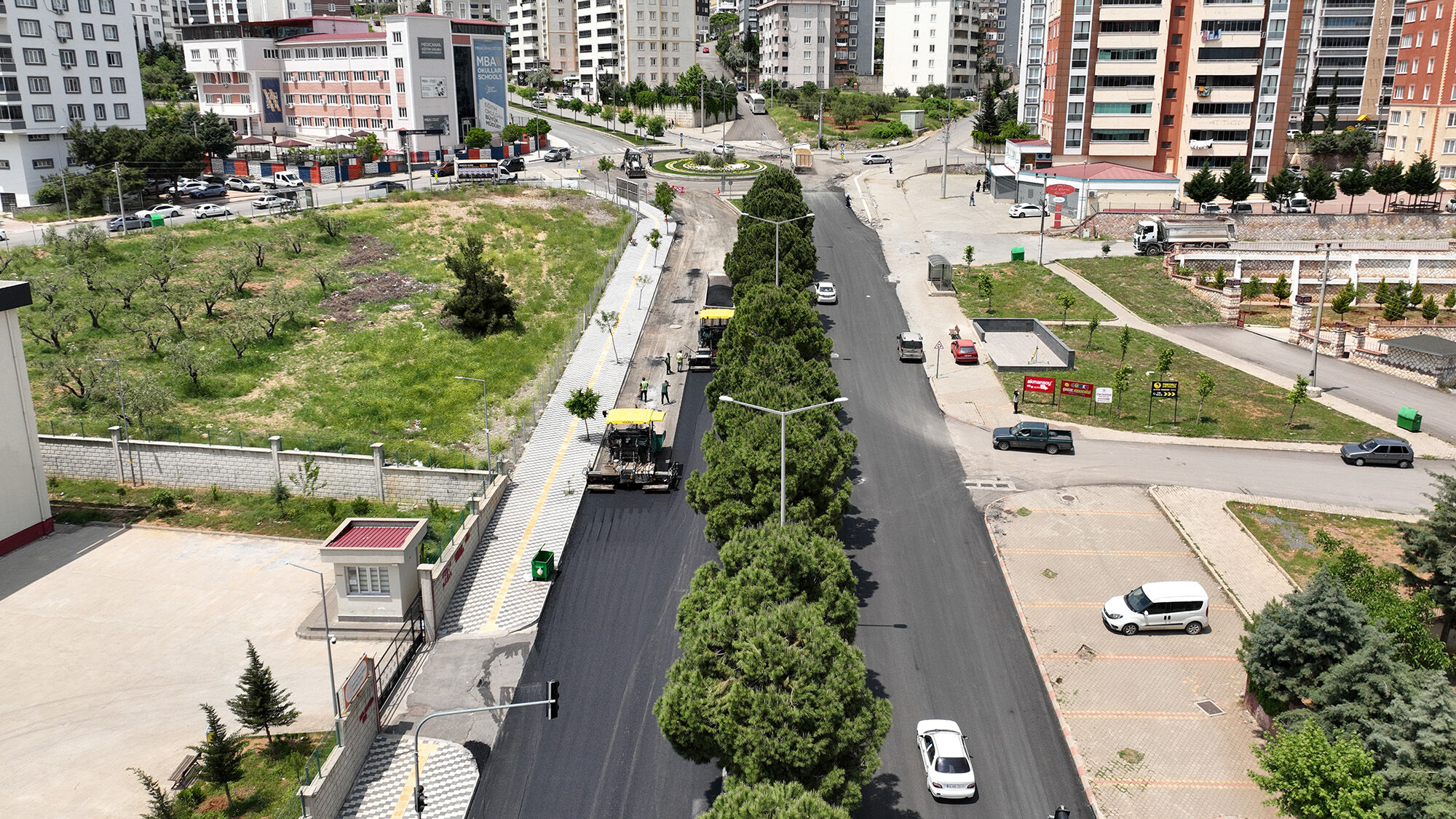 Kahramanmaraş’ta Ahır Dağı Caddesi Baştan Sona Yenileniyor (8)