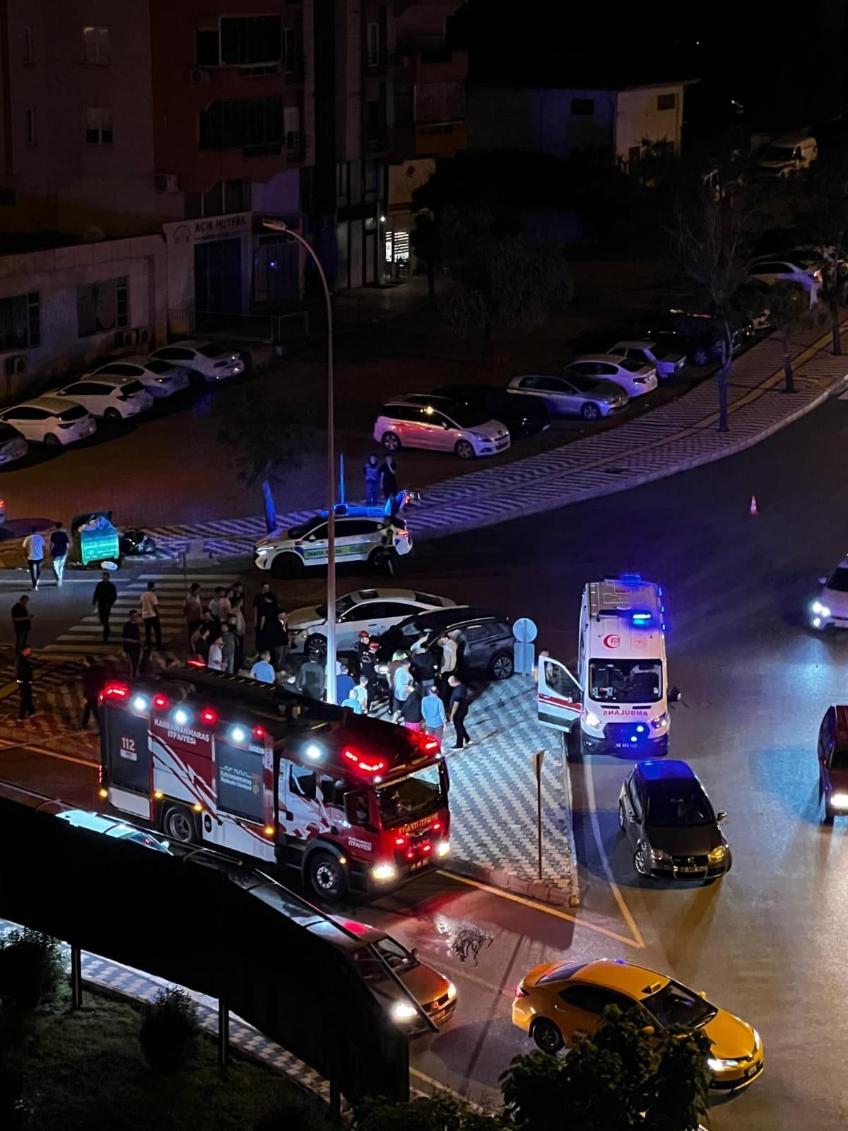 Kahramanmaraş’ta Elektrikli Araç Kazası 2 Yaralı (2)