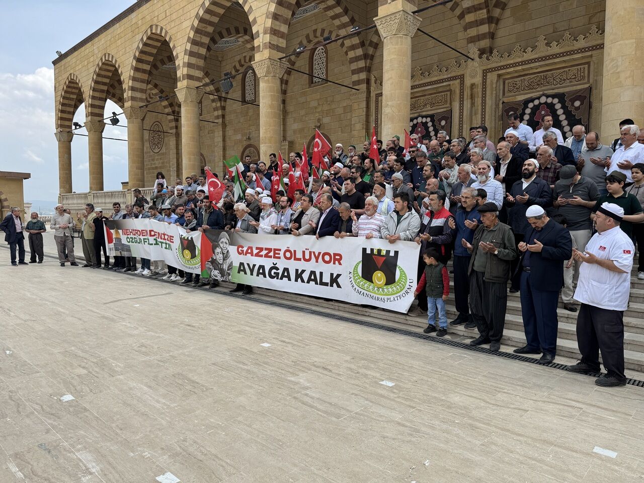 Kahramanmaraş’ta Gazze Yardım Filosuna Müdahale Protesto Edildi (2)