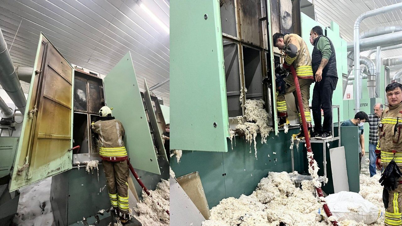 Kahramanmaraş’ta Tekstil Fabrikasında Yangın Çıktı (2)-2