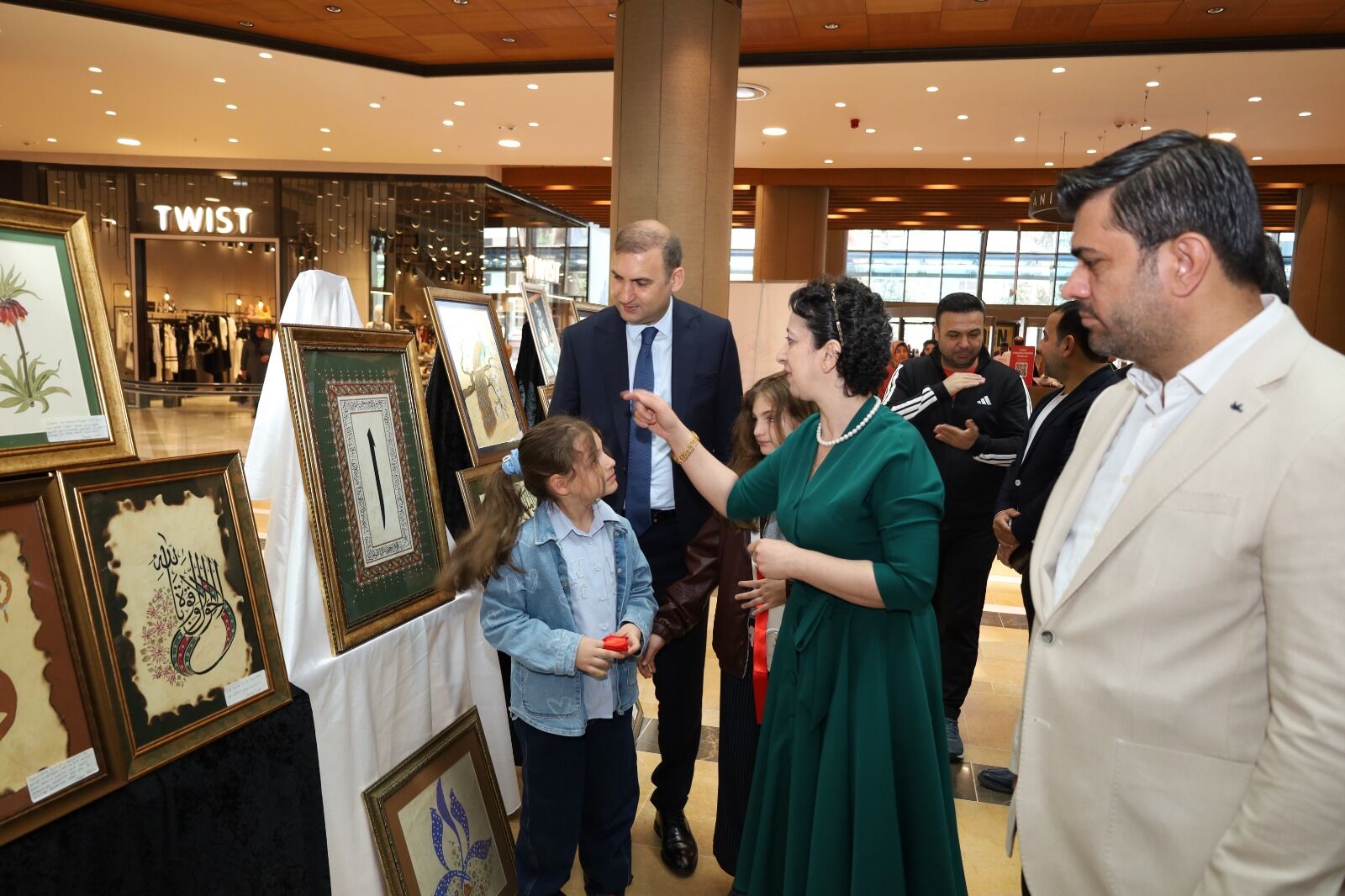 Kahramanmaraş’ta Tezhip Sergisi Piazza Avm’de Açıldı (4)