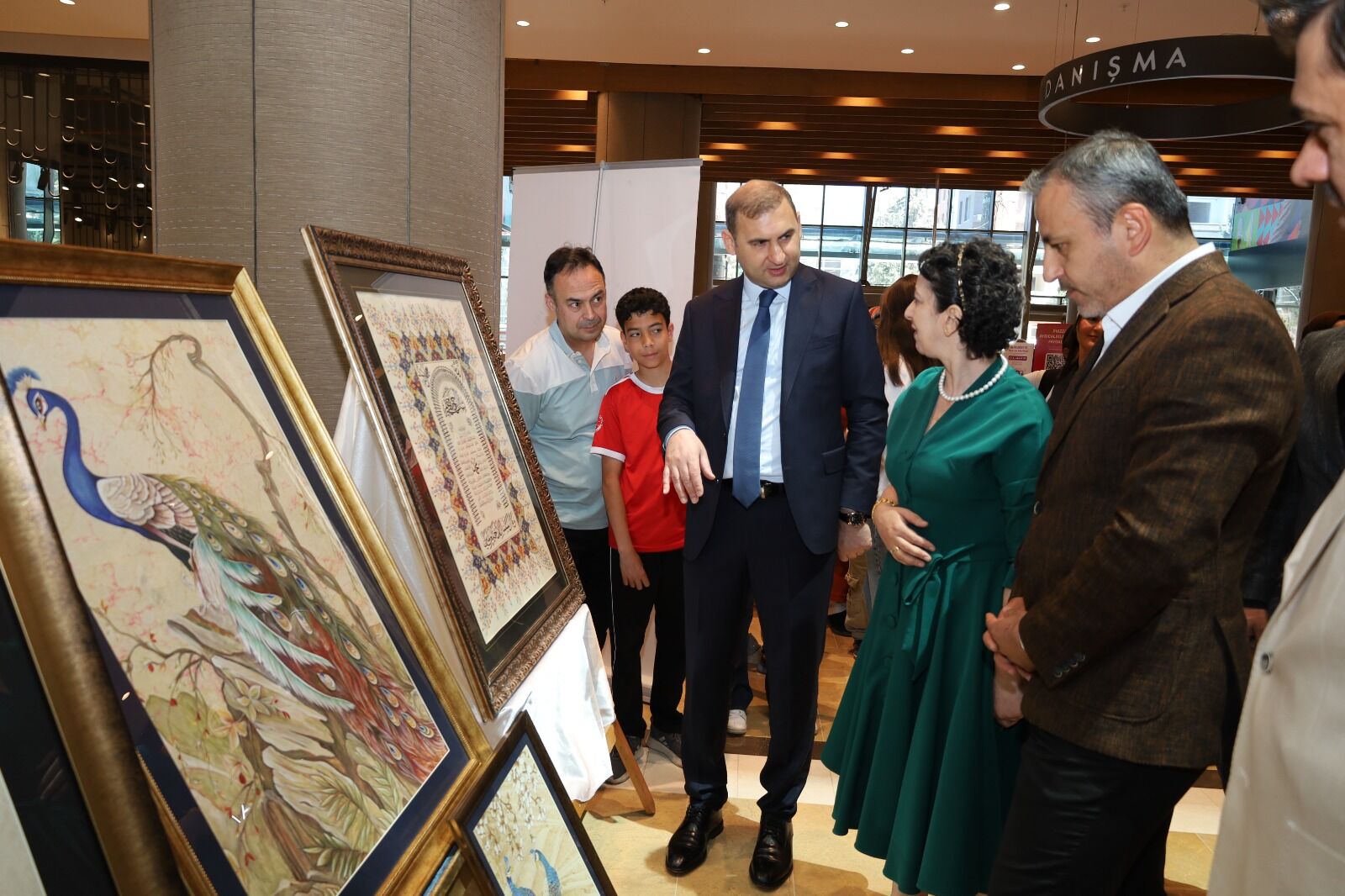 Kahramanmaraş’ta Tezhip Sergisi Piazza Avm’de Açıldı (5)