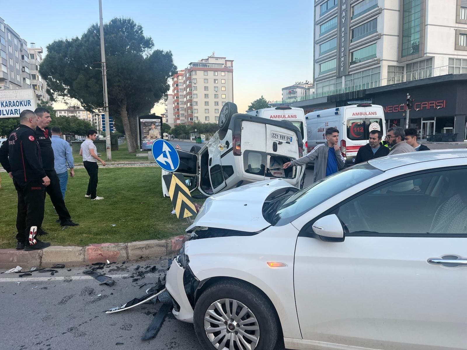Kahramanmaraş’ta Trafik Felaketi Peş Peşe Kazalarda 10 Yaralıi̇ (3)