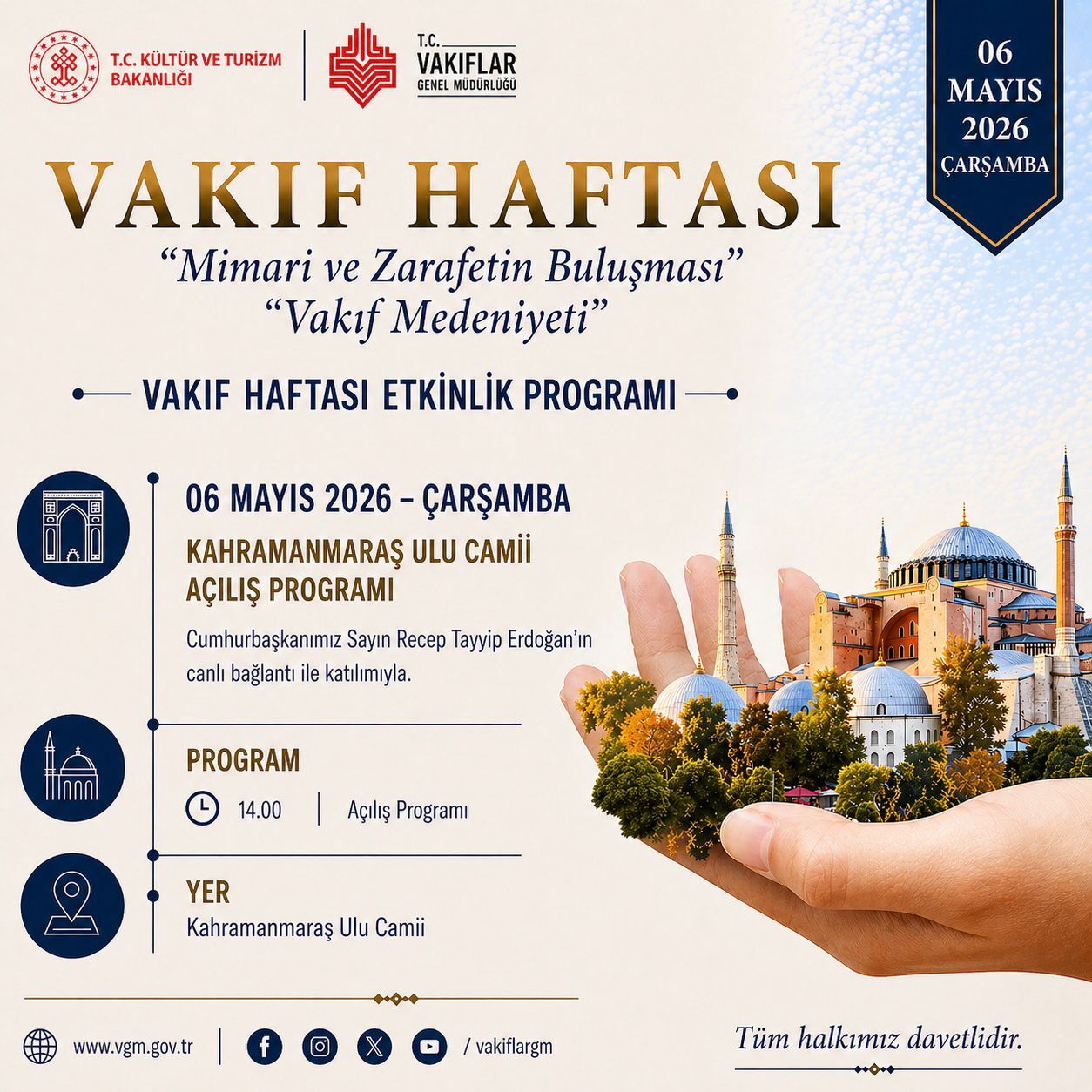Kahramanmaraş’ta Ulu Camii Cumhurbaşkanı Erdoğan’ın Katılımıyla Açılacak-1