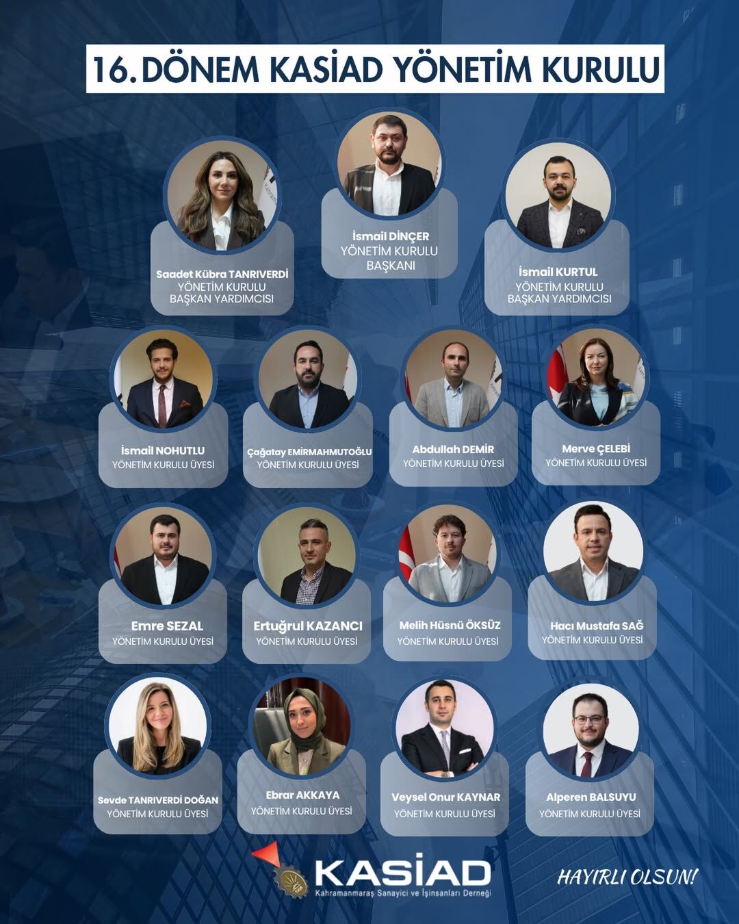 Kasi̇ad 16. Dönem Yönetimi Kahramanmaraş’ta Göreve Başladı-1